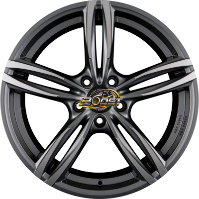 Damina Performance DM03 Anthracite Polished 8.00x18 5x120 Damina Performance DM03 Anthracite Polished 8.00x18 5x120