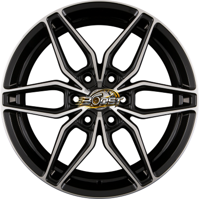 OXIGIN OX24 OXROAD Black Full Polish (BFP) — Zwart lichtmetalen velg