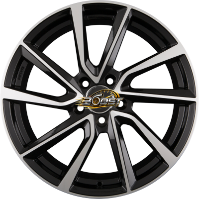 AVUS Racing AC-518 Black Polished 6.50x16 5x108 AVUS Racing AC-518 Black Polished 6.50x16 5x108