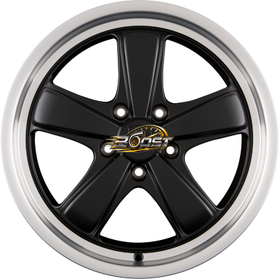 KESKIN KT PO1 Matt Black Lip Polish (MBLP) — Zwart lichtmetalen velg