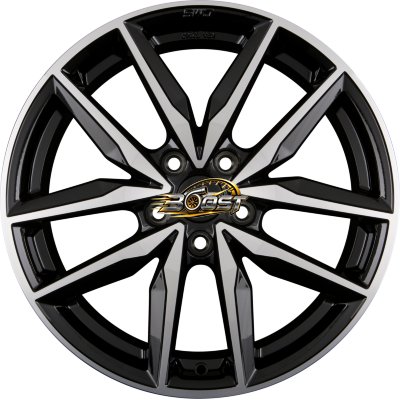 CMS C28 DB Diamant Schwarz — Zwart lichtmetalen velg