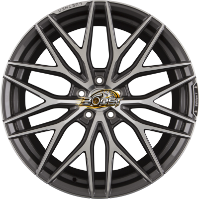 LUETHEN MOTORSPORT EDITION 1 Anthracite Poliert — Grijs/antraciet lichtmetalen velg