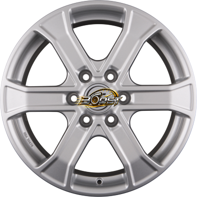 BROCK / RC RC31 Kristallsilber (KS) — Zilver lichtmetalen velg
