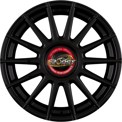 Damina Performance DM09 Black Painted Red Ring 8.00x18 5x112 Damina Performance DM09 Black Painted Red Ring 8.00x18 5x112