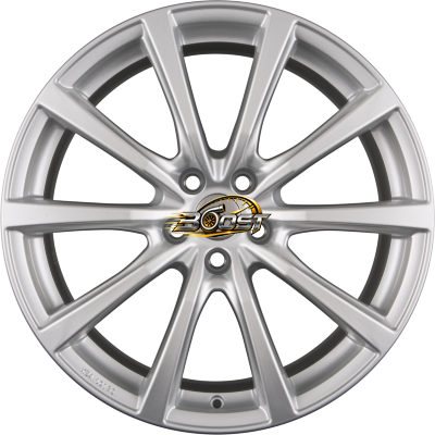 BROCK / RC B32 Kristallsilber (KS) — Zilver lichtmetalen velg