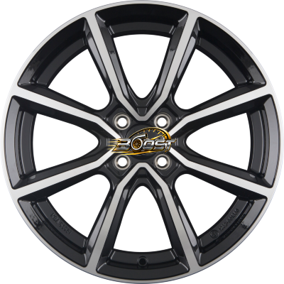 DEZENT TN DARK - Schwarz Frontpoliert 5.50x14 4x100 DEZENT TN DARK - Schwarz Frontpoliert 5.50x14 4x100