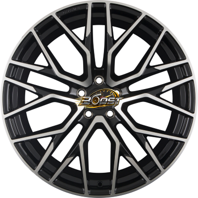 SECRET WHEELS SW4 Black Polish — Zwart lichtmetalen velg