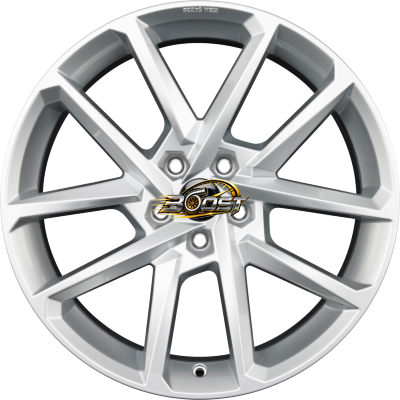 BORBET N Crystal Silver — Zilver lichtmetalen velg