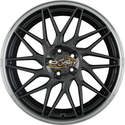 DOTZ TANAKA DARK - Gunmetal Matt Polished Lip 8.00x18 5x100 DOTZ TANAKA DARK - Gunmetal Matt Polished Lip 8.00x18 5x100