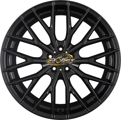 FONDMETAL MAKHAI Glossy Black — Zwart lichtmetalen velg