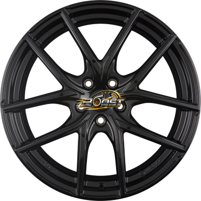 DEZENT TO BLACK - Schwarz — Zwart lichtmetalen velg