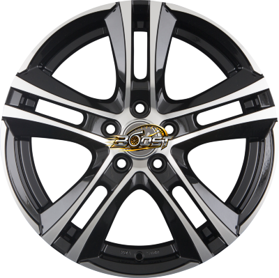 DBV ANDORRA II Schwarz Glänzend Front Poliert 6.50x16 5x114 DBV ANDORRA II Schwarz Glänzend Front Poliert 6.50x16 5x114