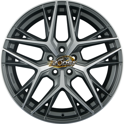 GMP ITALIA LUNICA Matt Anthracite Diamond — Grijs/antraciet lichtmetalen velg