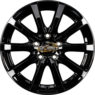 PLATIN P 69 Black Shiny 6.00x15 4x100 PLATIN P 69 Black Shiny 6.00x15 4x100