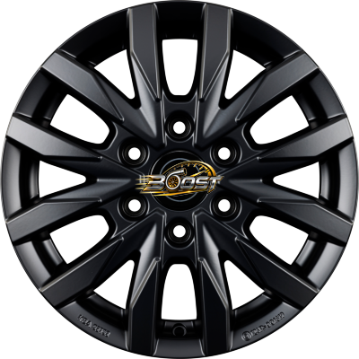 BORBET CW6 Black Matt — Zwart lichtmetalen velg