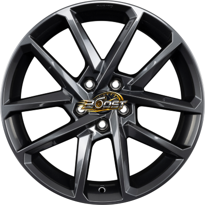 BORBET N E-Grey — Grijs/antraciet lichtmetalen velg