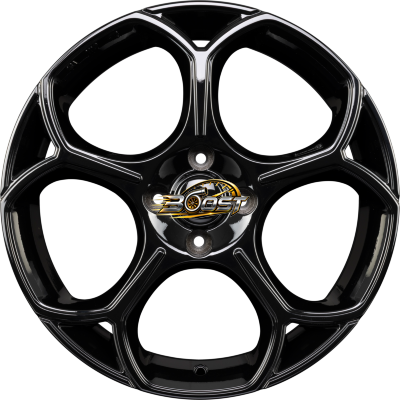 MAK MONZA Gloss Black — Zwart lichtmetalen velg