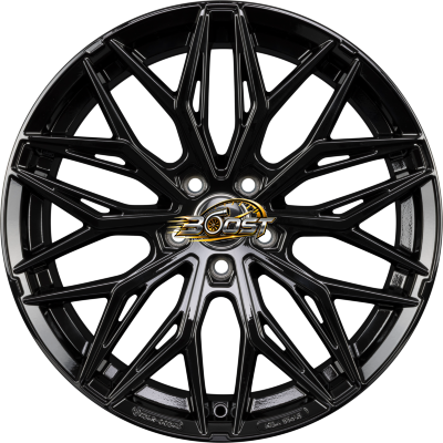 CARMANI CA26 MAX Black (B) — Zwart lichtmetalen velg
