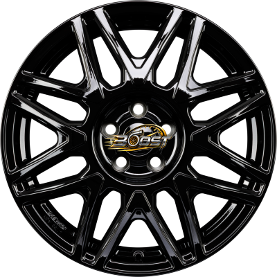 DEZENT KH BLACK - Schwarz Glänzend — Zwart lichtmetalen velg