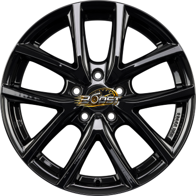 itWHEELS MIRA Gloss Black — Zwart lichtmetalen velg