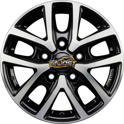 itWHEELS MIRA VAN Diamond Black Front Polished 6.50x16 5x130 itWHEELS MIRA VAN Diamond Black Front Polished 6.50x16 5x130