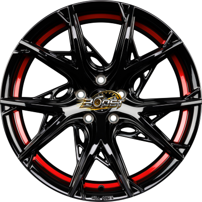 KESKIN KT24 Black Painted Red Inside (BPRI) 8.50x19 5x112 KESKIN KT24 Black Painted Red Inside (BPRI) 8.50x19 5x112