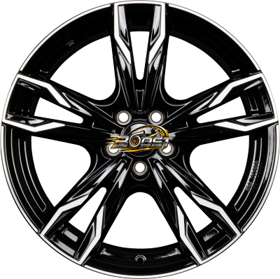 itWHEELS GINA Gloss Black Polished 7.50x17 5x114 itWHEELS GINA Gloss Black Polished 7.50x17 5x114