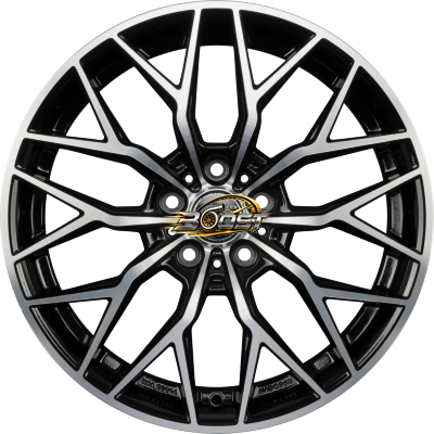 MYGAL Noir Brillant Face Polie - Bright Black Machined