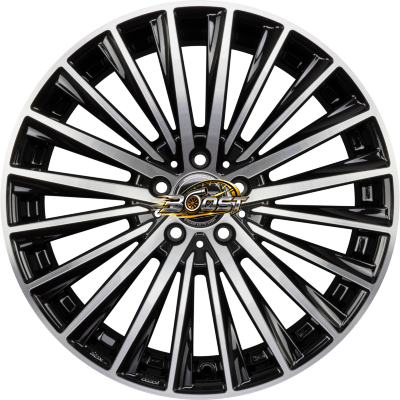 VECTOR Noir Brillant Face Polie - Bright Black Machined