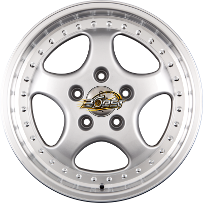 KESKIN KT 2 Cup Silver Lip Polish (SLP) — Zilver lichtmetalen velg