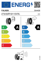 EU-label voor FALKEN AZENIS FK520