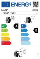 EU-label voor FALKEN SN-110 SINCERA ECORUN