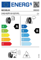 EU-label voor MICHELIN CROSS CLIMATE 2