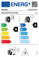 EU-label voor SAILUN ATREZZO 4SEASONS ULTRA