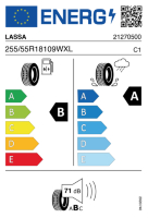 EU-label voor LASSA COMPETUS H/P 3