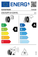 EU-label voor GOODYEAR VECTOR ALL SEASON 4