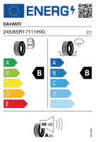 EU-label voor DAVANTI DX740