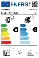 EU-label voor TBB TIRES FORTEZZA AS