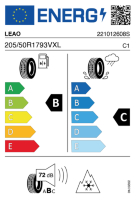 EU-label voor LEAO I GREEN ALLSEASON