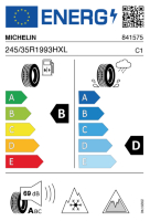 EU-label voor MICHELIN X-ICE SNOW+