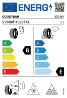 EU-label voor GOODYEAR ULTRA GRIP ICE 2