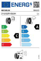 EU-label voor MICHELIN PRIMACY 3