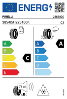 PIRELLI ST-25+  385/65 R225 160 L