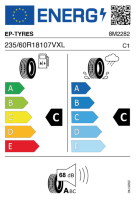 EU-label voor EP-TYRES ACCELERA IOTA ST68