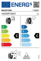 EU-label voor MILESTONE MZ01