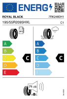 EU-label voor ROYAL BLACK ROYAL EXPLORER 2