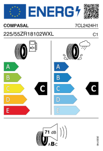 COMPASAL B-UHP2  225/55 R18 102 W