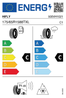 EU-label voor HIFLY ALL-TURI 221
