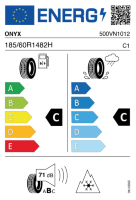 EU-label voor ONYX NY-AS705