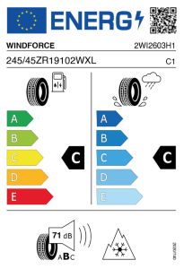 WINDFORC C-AS2  245/45 R19 102 W